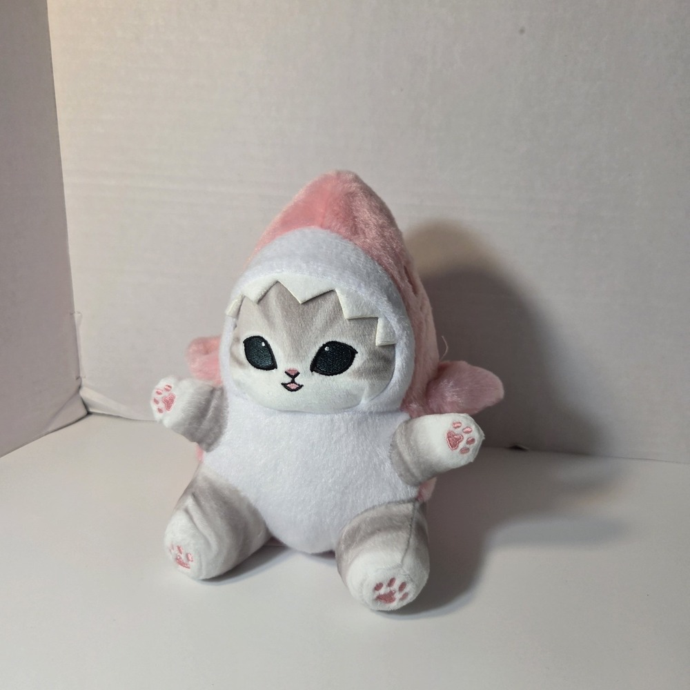 Miniso x Mofusand Collaboration Pink Shark Cat Plush Toy